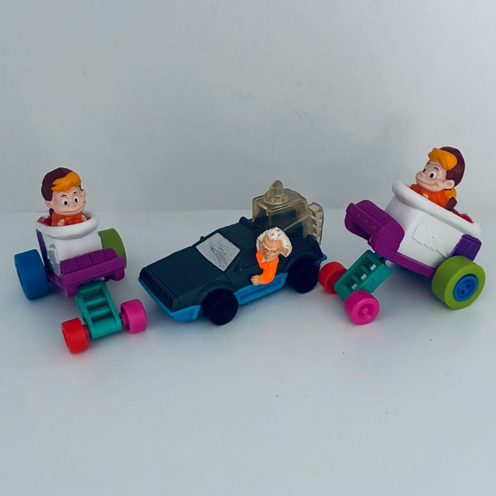 1991 BACK TO THE FUTURE McDONALD'S HAPPY MEAL COLLECTORS (3)TOYS